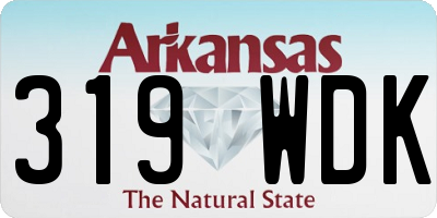 AR license plate 319WDK