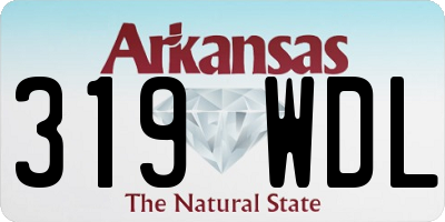 AR license plate 319WDL