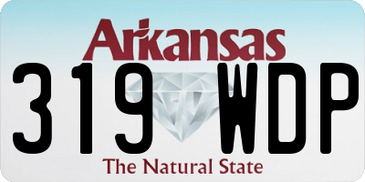 AR license plate 319WDP