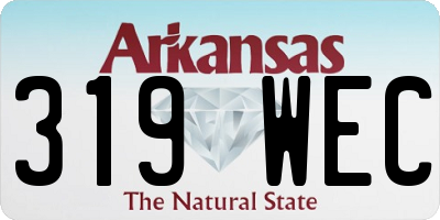 AR license plate 319WEC