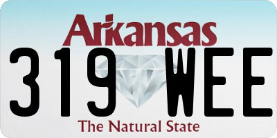 AR license plate 319WEE