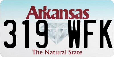 AR license plate 319WFK