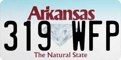 AR license plate 319WFP