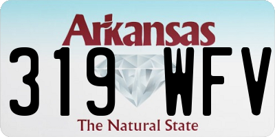 AR license plate 319WFV