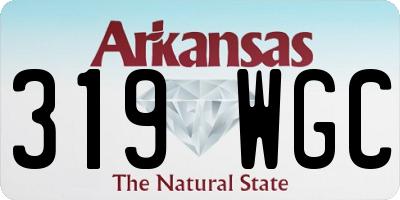 AR license plate 319WGC