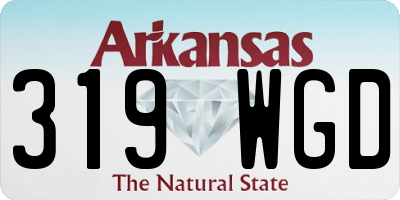 AR license plate 319WGD