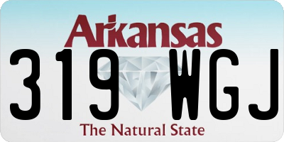 AR license plate 319WGJ