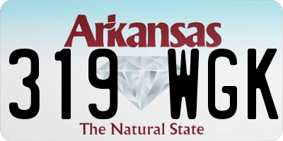 AR license plate 319WGK