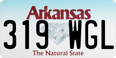 AR license plate 319WGL
