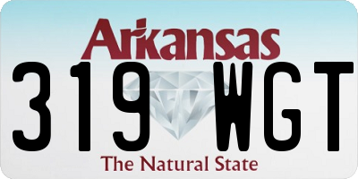AR license plate 319WGT