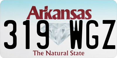 AR license plate 319WGZ