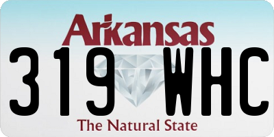 AR license plate 319WHC