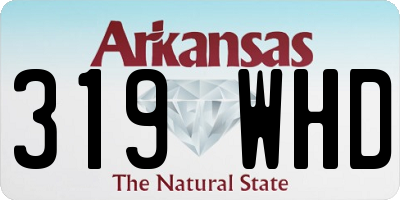 AR license plate 319WHD