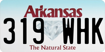 AR license plate 319WHK