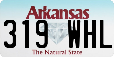 AR license plate 319WHL
