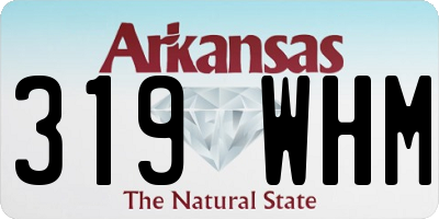 AR license plate 319WHM