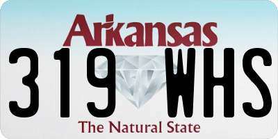 AR license plate 319WHS