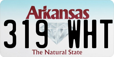 AR license plate 319WHT