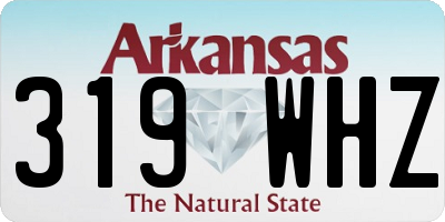 AR license plate 319WHZ