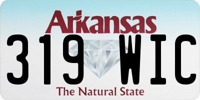 AR license plate 319WIC