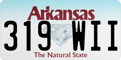AR license plate 319WII