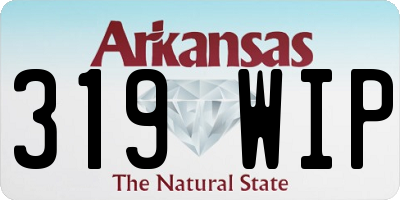 AR license plate 319WIP