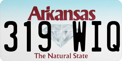 AR license plate 319WIQ
