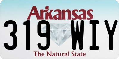 AR license plate 319WIY