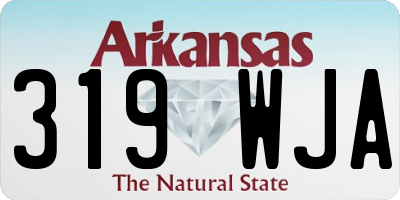 AR license plate 319WJA