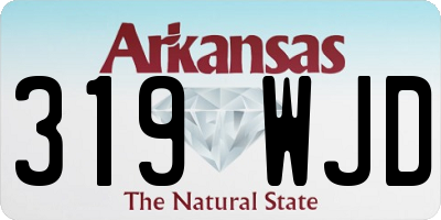 AR license plate 319WJD