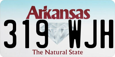 AR license plate 319WJH