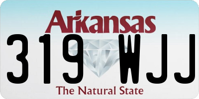 AR license plate 319WJJ