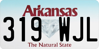 AR license plate 319WJL
