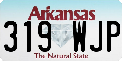 AR license plate 319WJP
