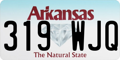 AR license plate 319WJQ