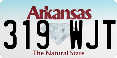 AR license plate 319WJT