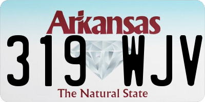 AR license plate 319WJV