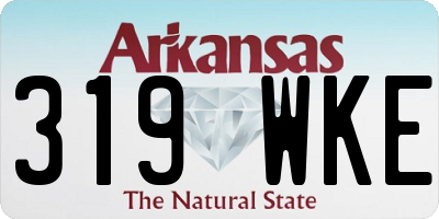 AR license plate 319WKE