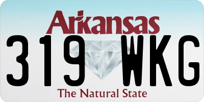 AR license plate 319WKG