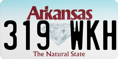 AR license plate 319WKH