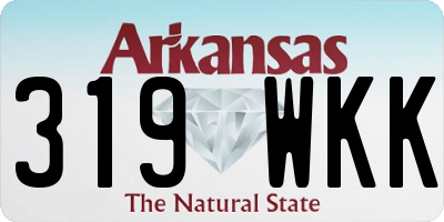 AR license plate 319WKK