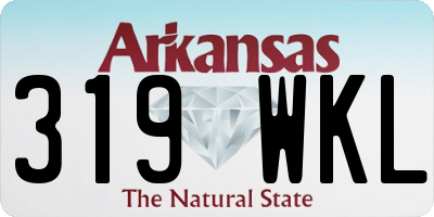 AR license plate 319WKL