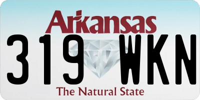 AR license plate 319WKN