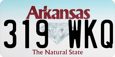AR license plate 319WKQ