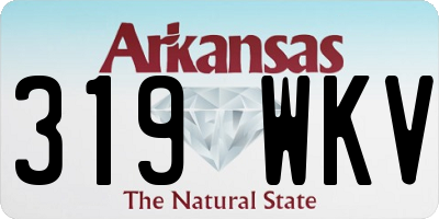 AR license plate 319WKV