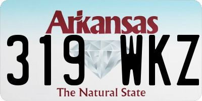 AR license plate 319WKZ
