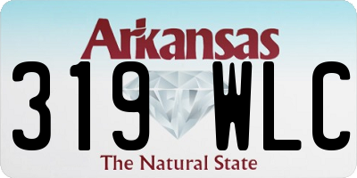 AR license plate 319WLC