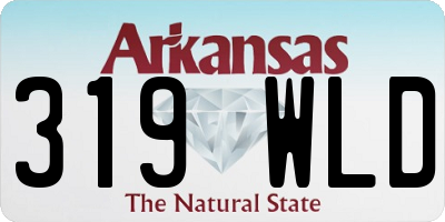 AR license plate 319WLD