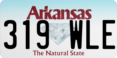 AR license plate 319WLE