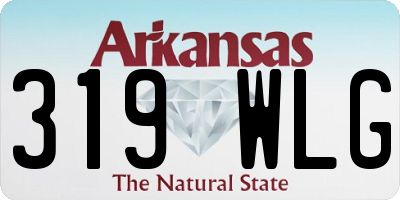 AR license plate 319WLG